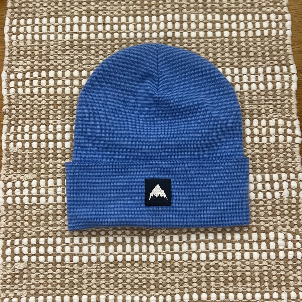 Blue Striped Burton Beanie